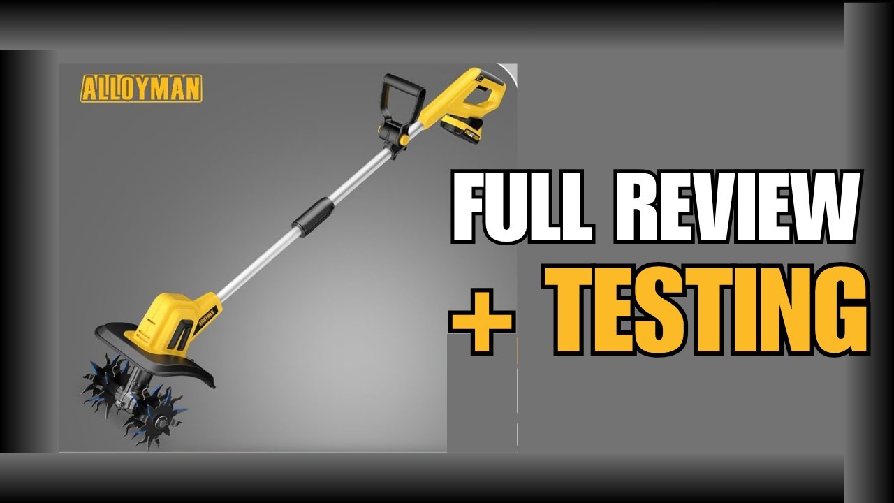 Best Garden Tiller 2025? Alloyman 20V Cordless Cultivator Review