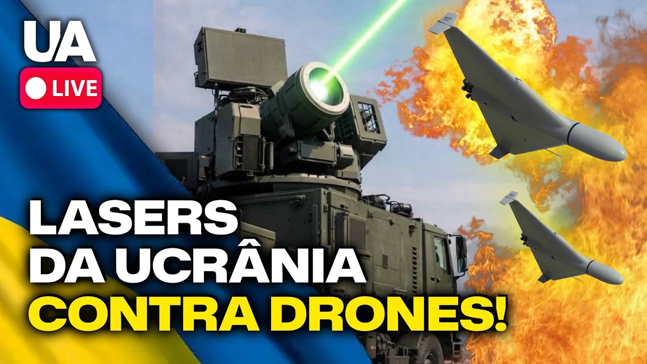 TRIUNFO TECNOLÓGICO DA UCRÂNIA: Lasers cortam drones, e ciberproteção contra o Starlink da Rússia!
