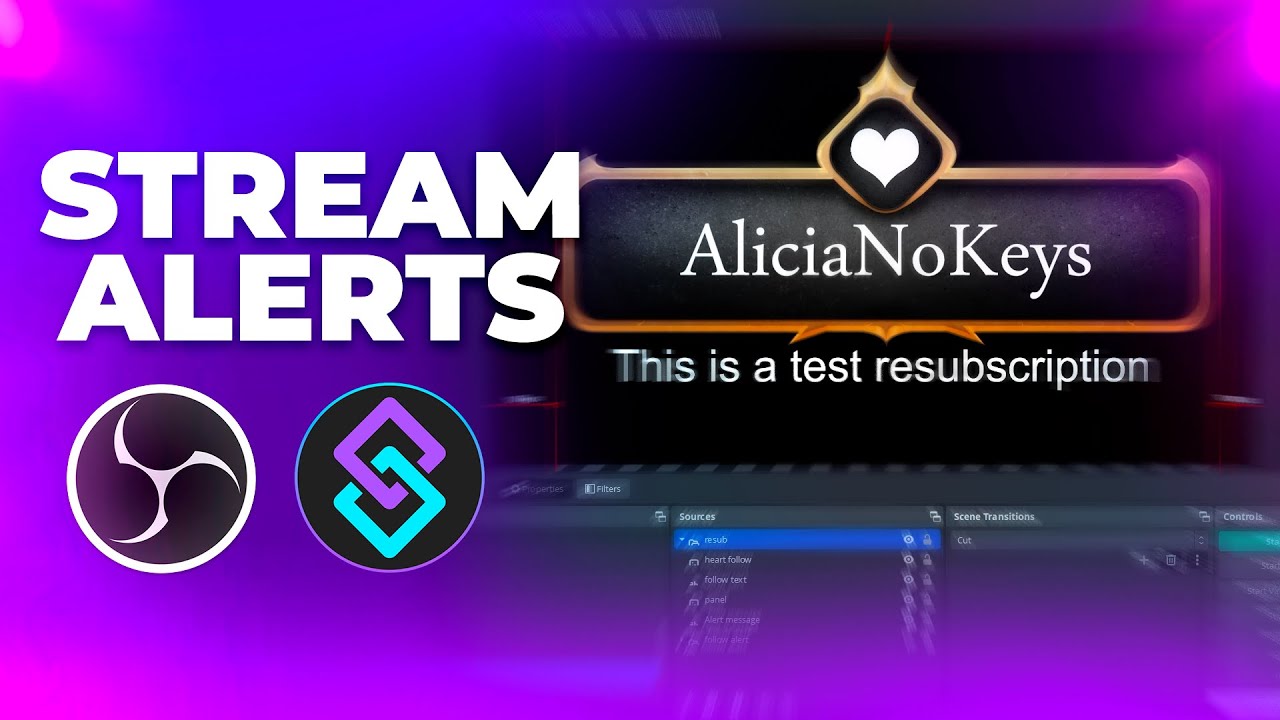 Custom STREAM ALERTS with OBS Studio & Streamer.bot - Tutorial