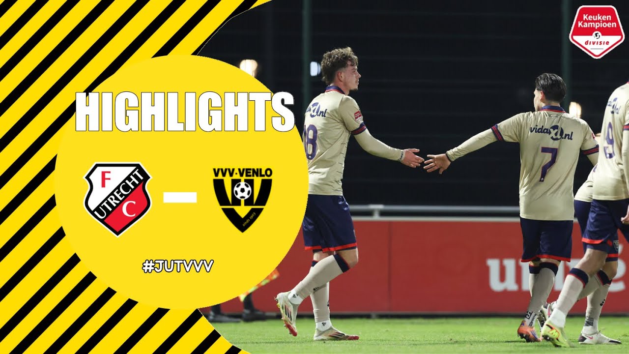 HIGHLIGHTS - Jong FC Utrecht vs VVV-Venlo