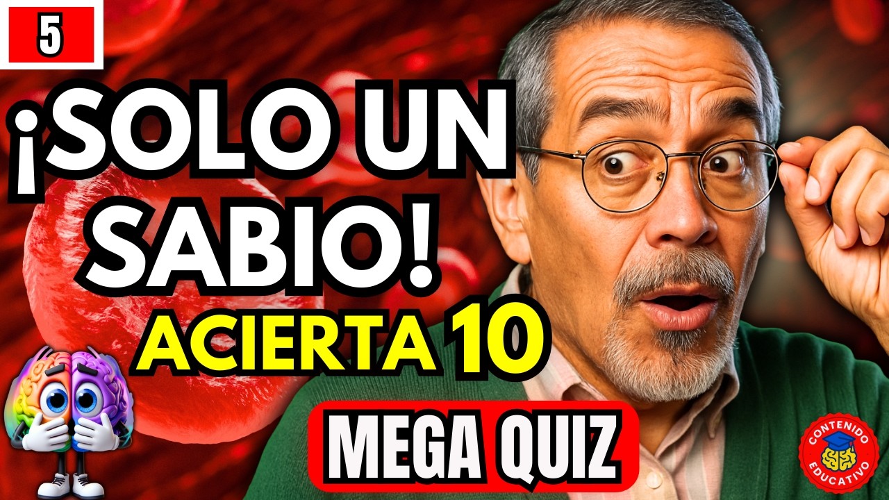 Solo un SABIO acierta 10 de 40 | MEGA QUIZ de CULTURA GENERAL