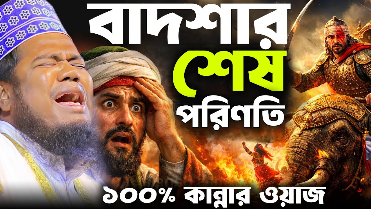 বাদশার শেষ পরিণতি ১০০% কান্নার ওয়াজ রুহুল আমিন সিদ্দিকী ওয়াজ