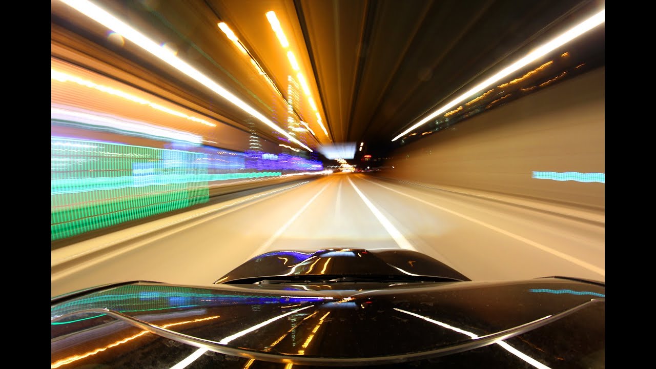 Driving Through Munich @Night 4K Car Timelapse