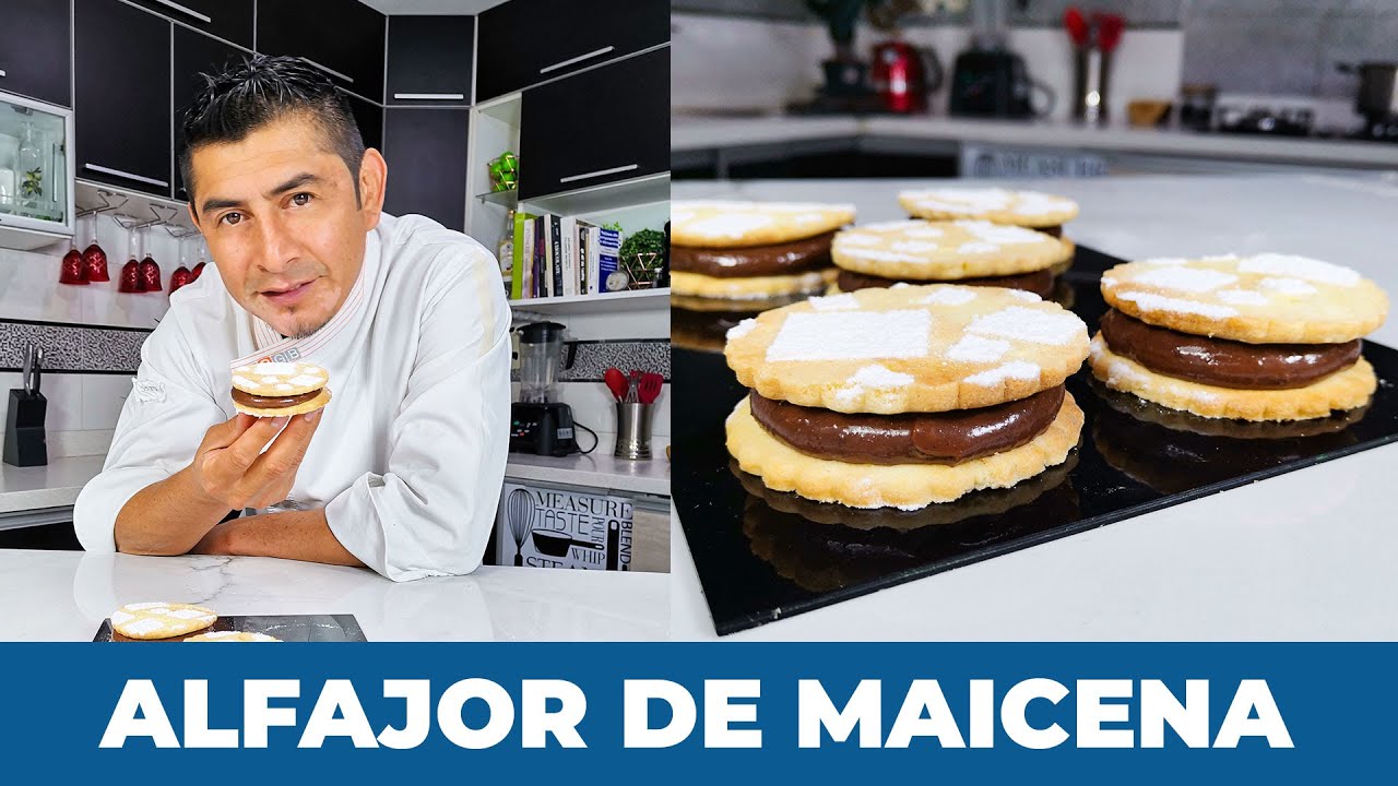 CÓMO HACER ALFAJORES DE MAICENA 😍🍫 | Endúlzate