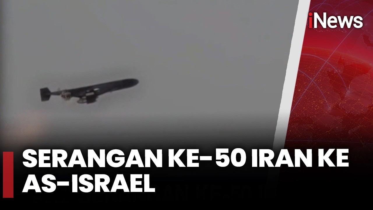 Iran Luncurkan Serangan ke-50 ke AS-Israel, Video Drone Tempur Viral | iNews Sore (15/3)