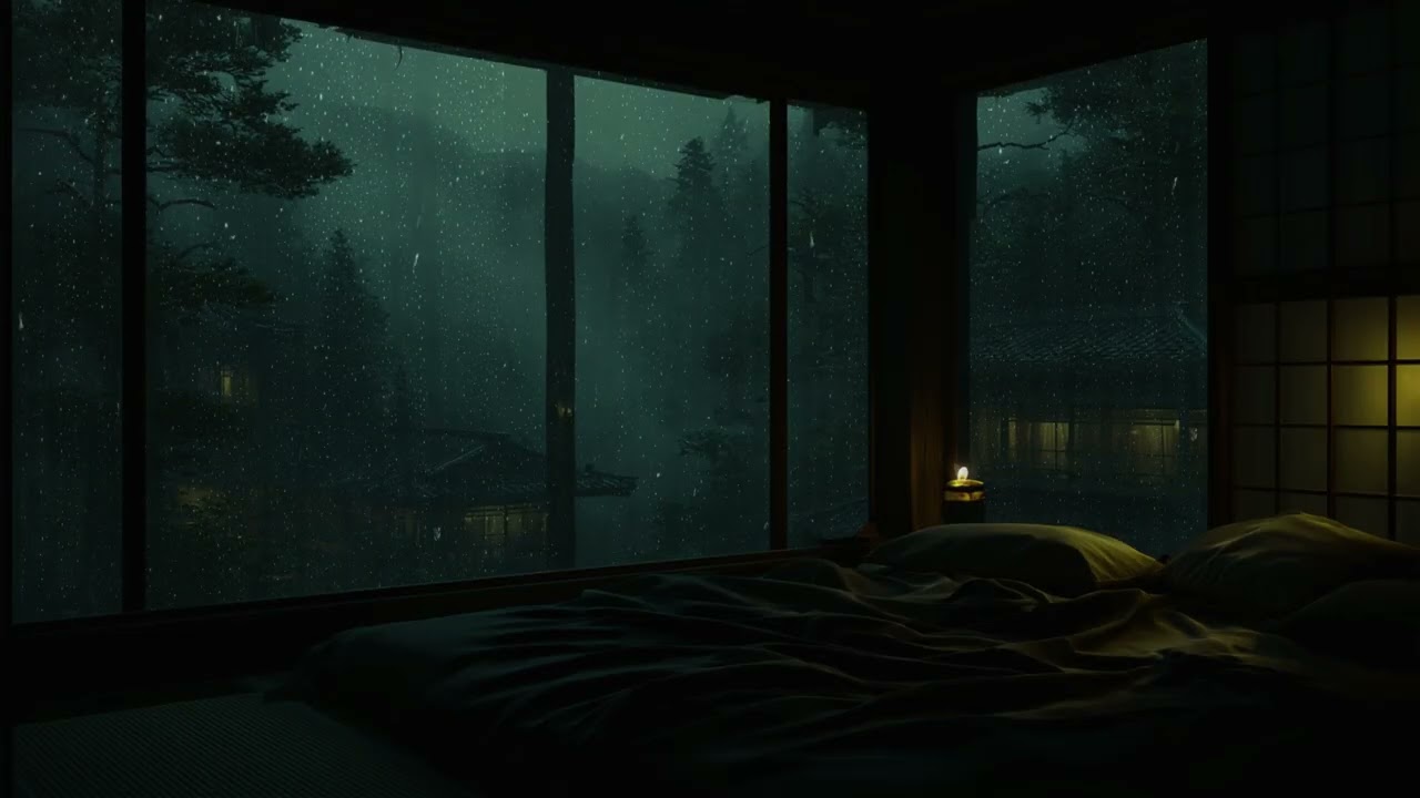 Tranquil Spring Garden Rain Sounds 🌧 (No Ads) | Gentle Rain Ambience for Deep Sleep & Calm Nights