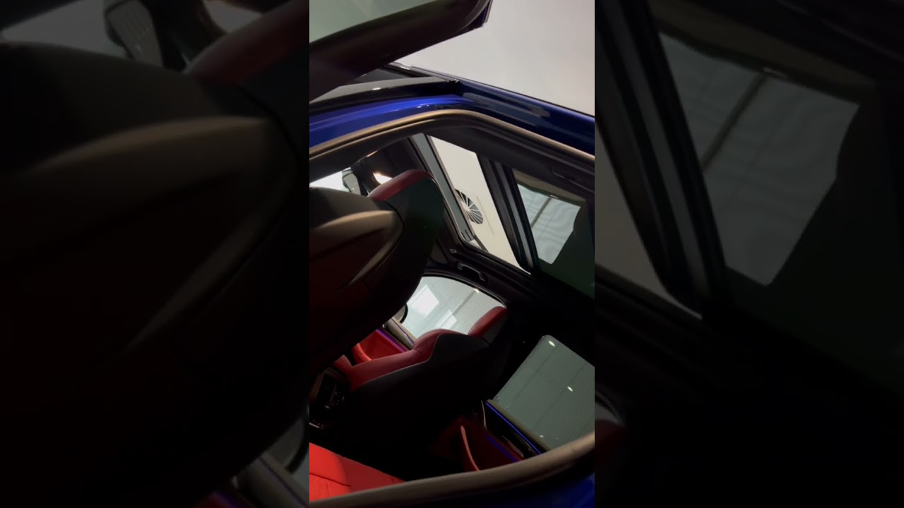 2023 Individual San Marino Blue and Fiona Red X3M elegance. #bmw