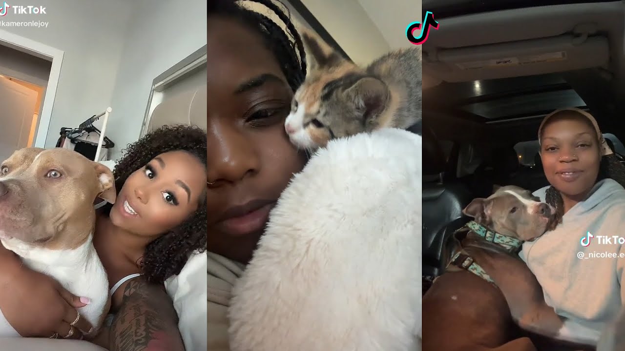Black Women and Their pets | Funny tiktok compilations 🐶 #3