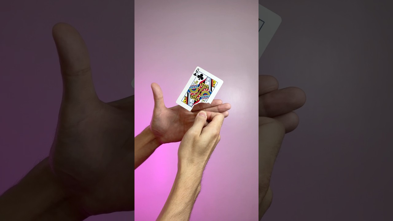 Волшебный трюк с порванной картой ✨ | Невозможная иллюзия с картой