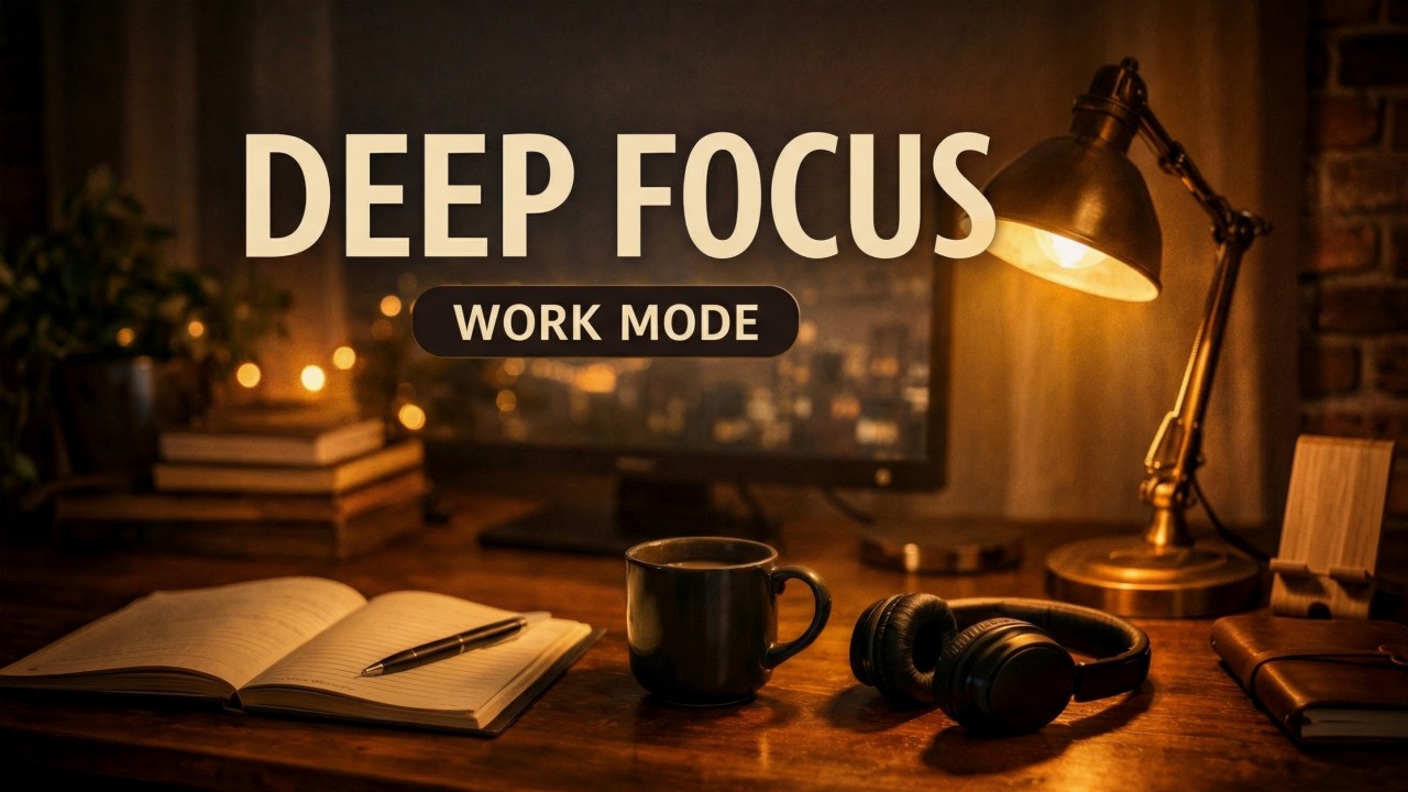 1 Hour Deep Focus Work Music – No Distractions #backgroundmusic #cozynights #focusmusic