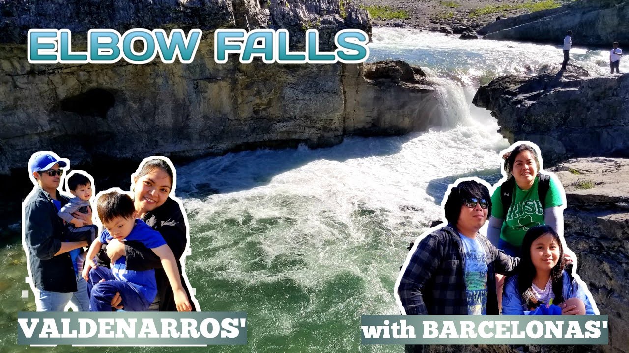 Visiting Elbow Falls and Bragg creek