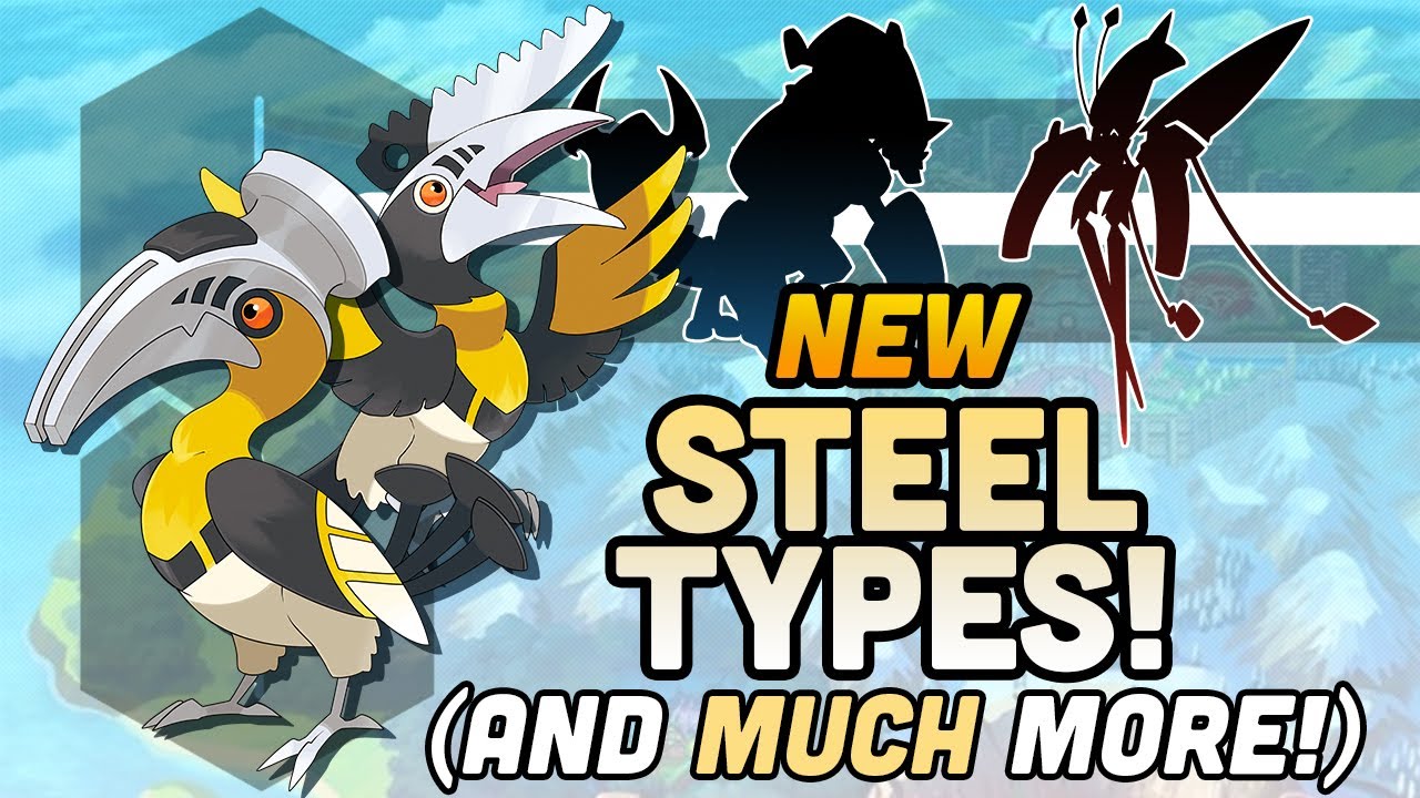 Designing NEW POKEMON - New Steel Types, Normal Type, and Much More!