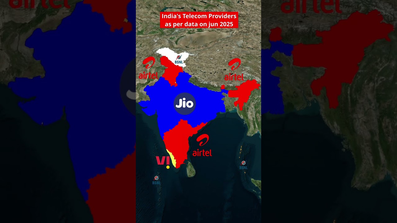 Jio vs Airtel vs Vi: Who REALLY Rules India's Telecom Map? 📶