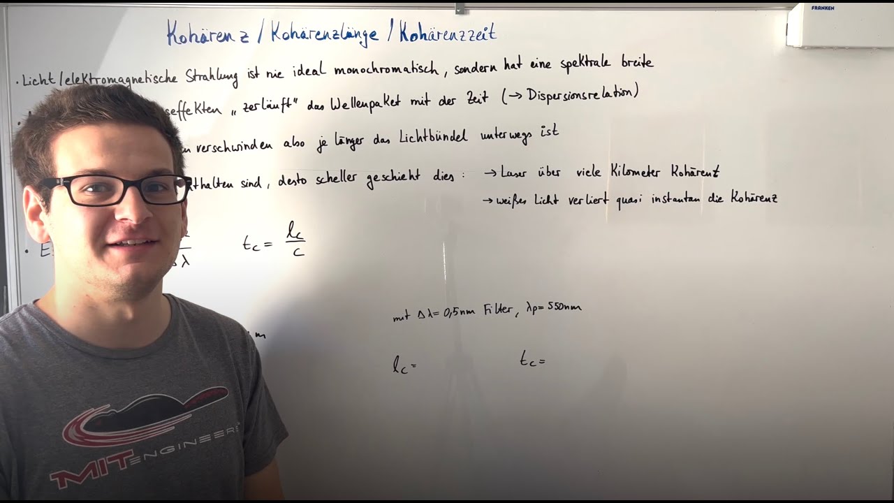 Kohärenz / Kohärenzlänge / Kohärenzzeit
