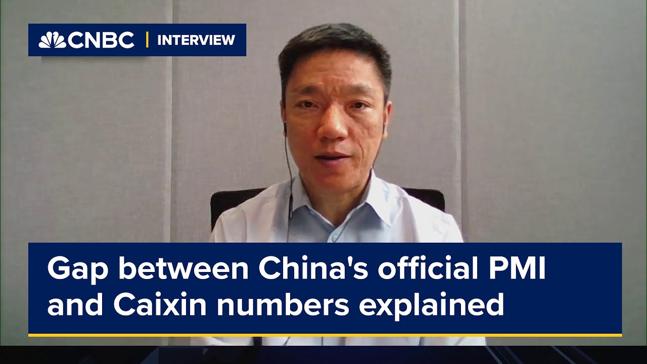 Economist explains gap between China's official PMI and Caixin numbers