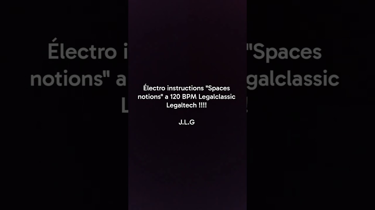 Électro instructions 