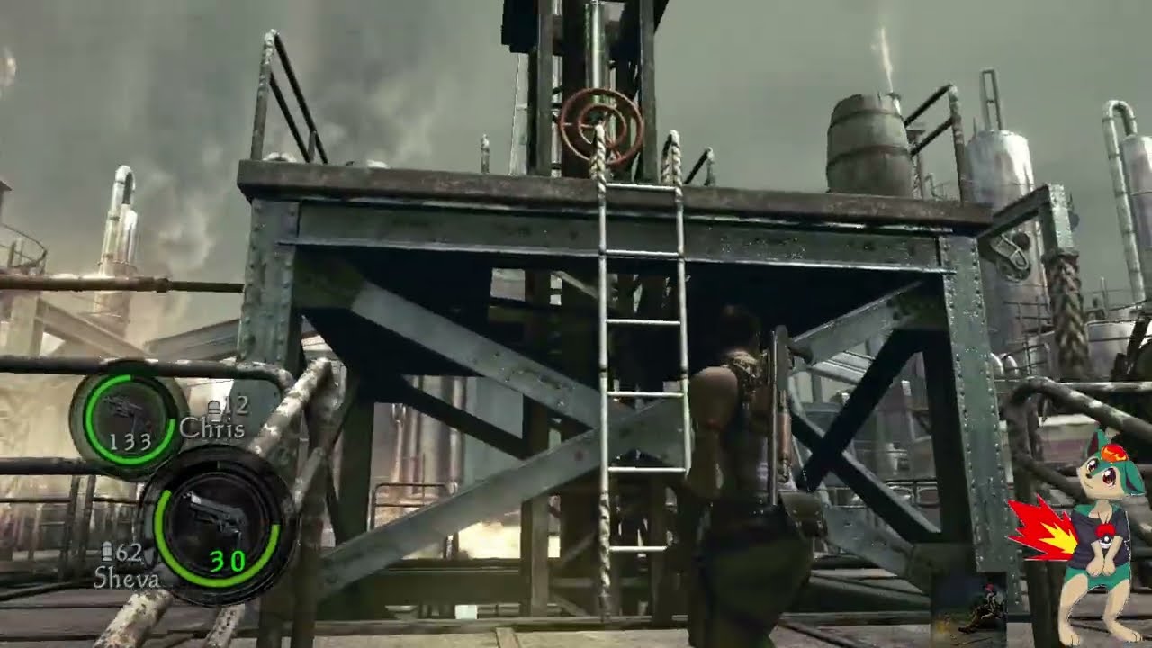 Resident Evil 5: Ch. 3-2 The Refinery From Hell!