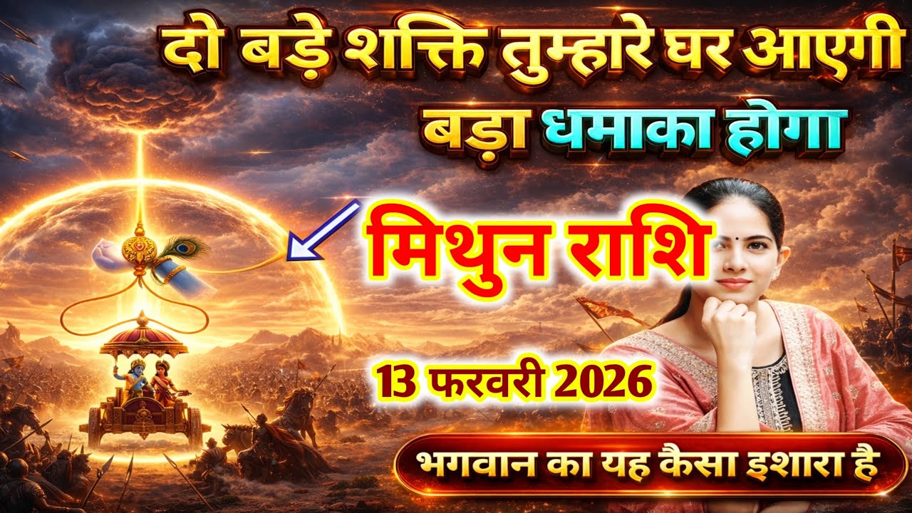 मिथुन राशि।। 12 फरवरी 2026। दो बड़े शक्ति तुम्हारे घर आएगी । जल्दी देखो सावधान 
