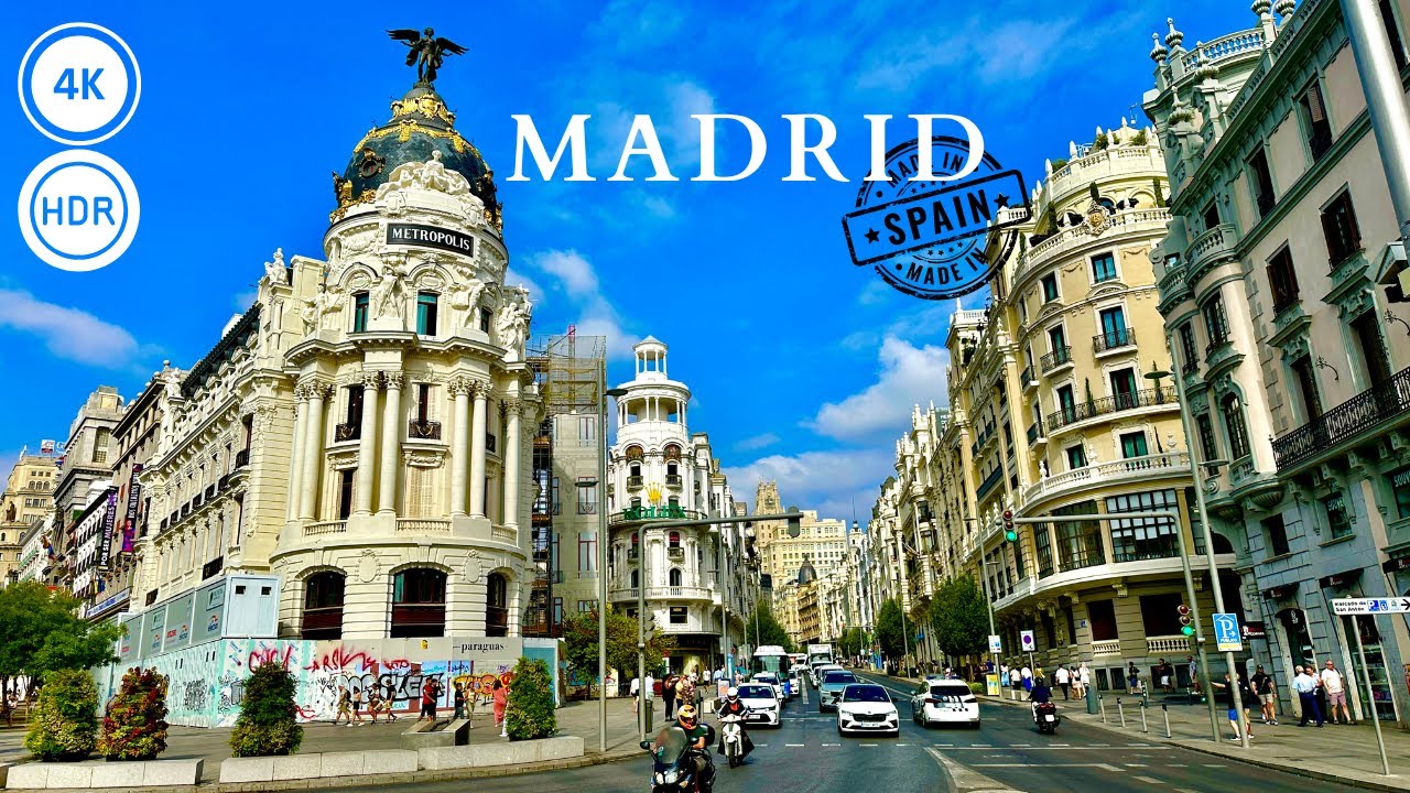 Unlock Madrid's Hidden Magic: 🇪🇸Must-See Spots You Won’t Find in Guides! 🌆💫 2024 4K| Wanderlust Walk