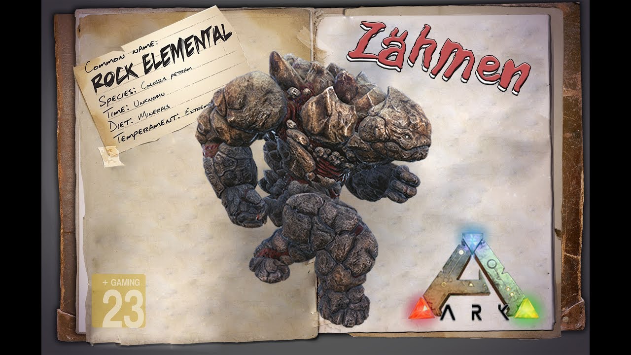 ARK‬: Survival Evolved [GUIDE/Deutsch] ** Rock Elemental - Steingolem zähmen **