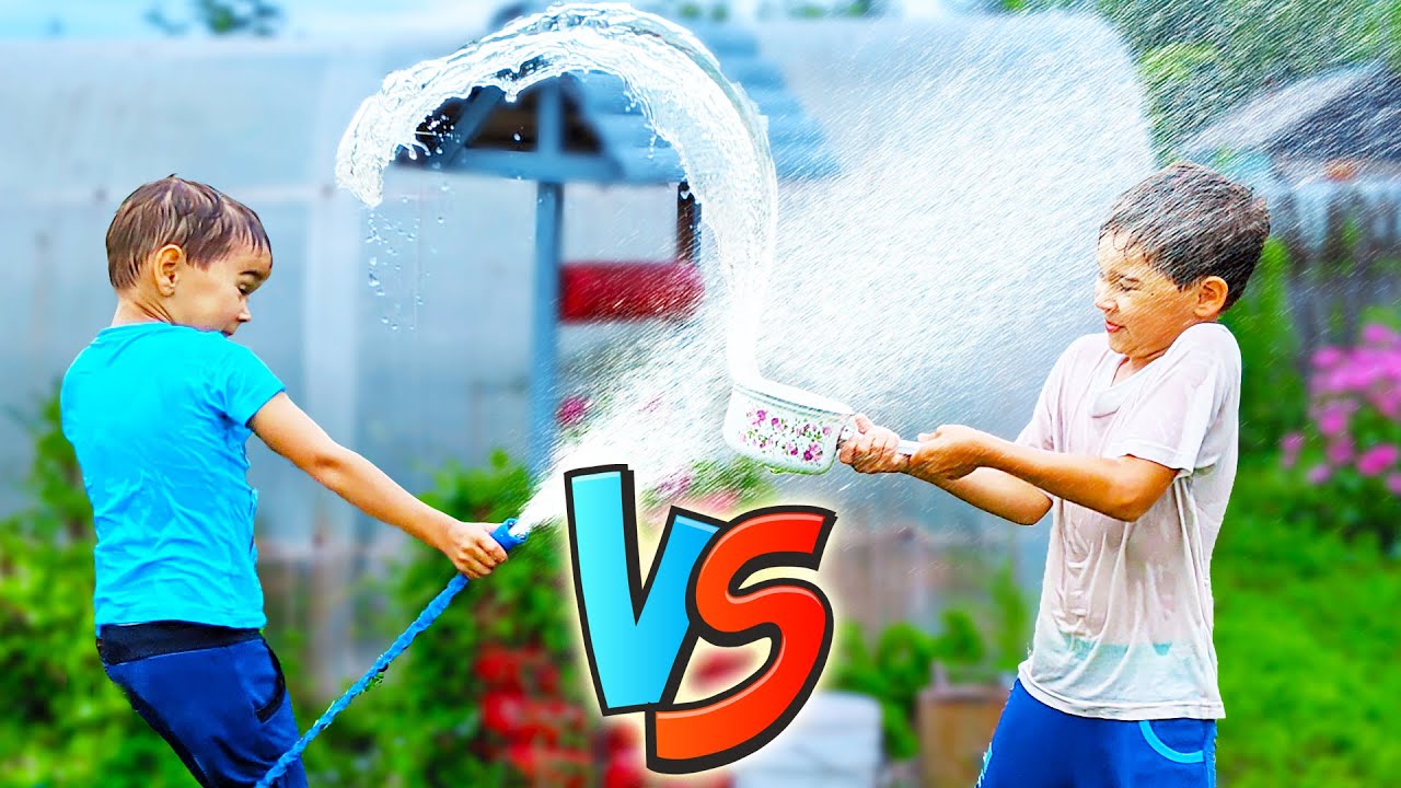 Эрик и Глеб обливаются холодной водой / Erik Show