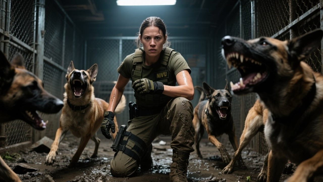 Die Now!’ SEALs Tossed the New Girl Into a Starved K9 Pen—Not Realizing She Was the Trainer