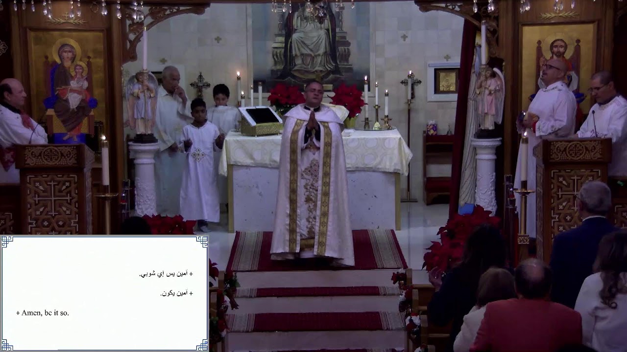 St. Mary Coptic Catholic Church Live Stream: Christmas Eve Mass Celebration 2025
