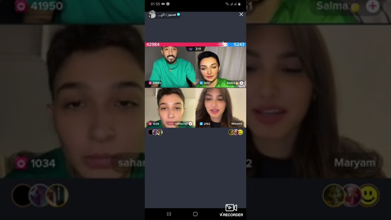 بث هستور مع مريم و سارة و سحر 😂 هستور يسوي حركات بهلوانية 😂