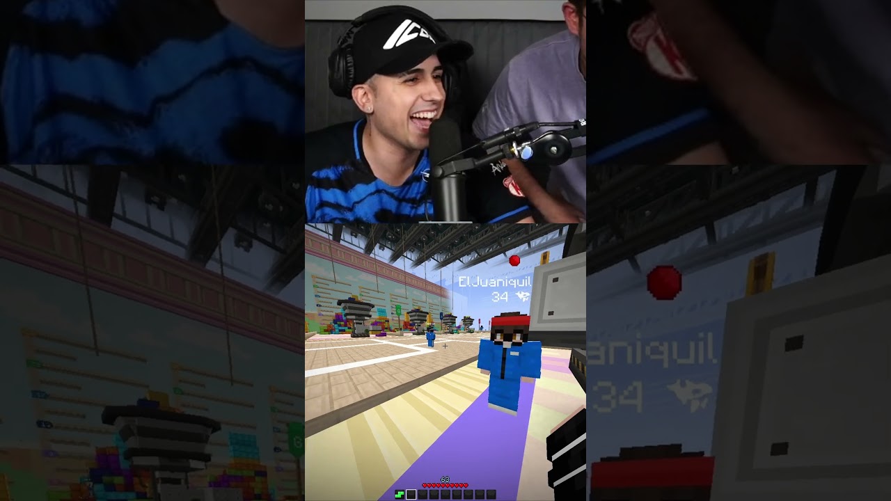 EL VECINO INVADI&Oacute; EL STREAM #shorts #squidcraftgames #axozer