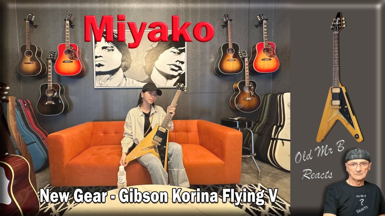 MIYAKO - New Gear - Gibson Korina Flying V (Reaction)