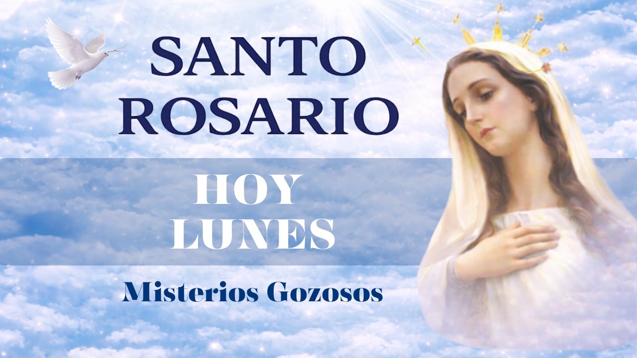 🌹 Santo Rosario de Hoy Lunes | Misterios Gozosos | 16 Marzo 2026