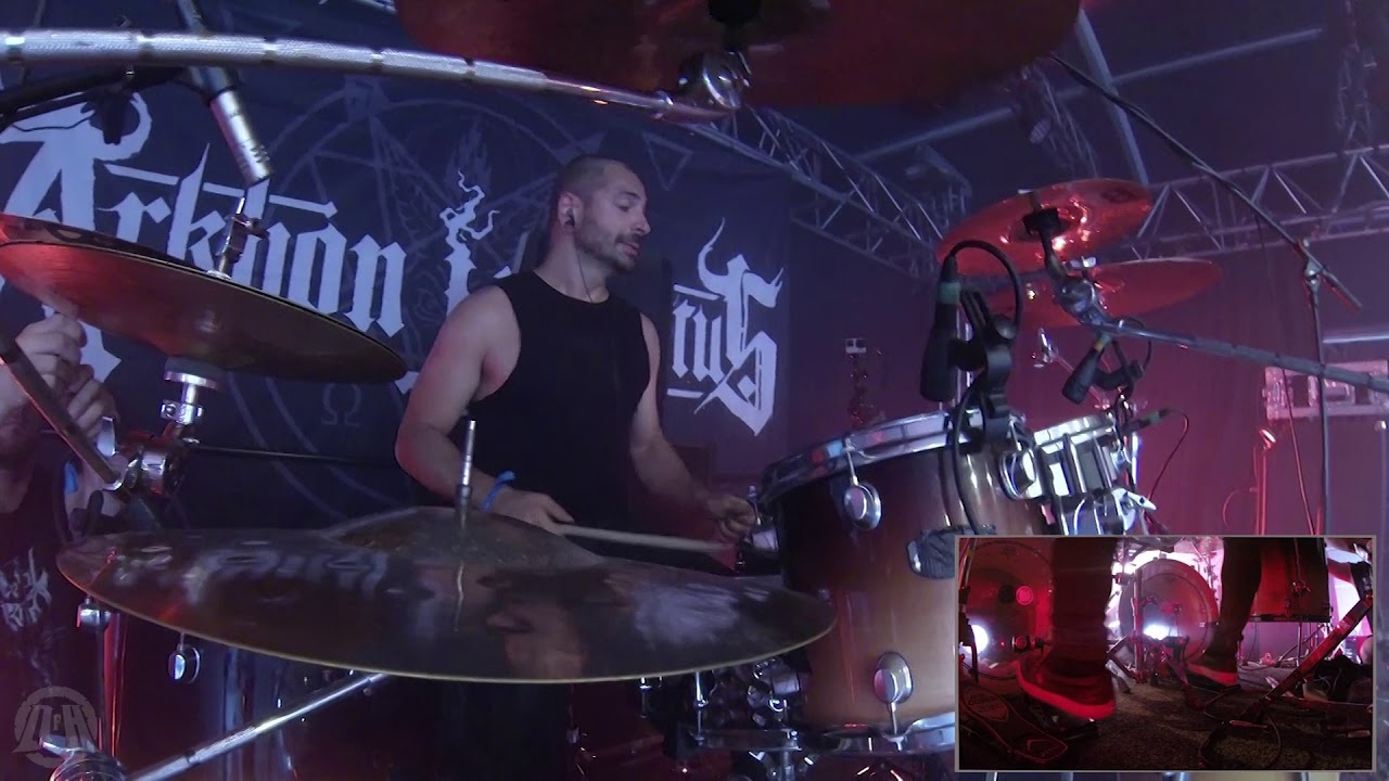 ARKHON INFAUSTUS@Trigrammation-Samuel Santiago-Live at Brutal Assault 2018 (Drum Cam)