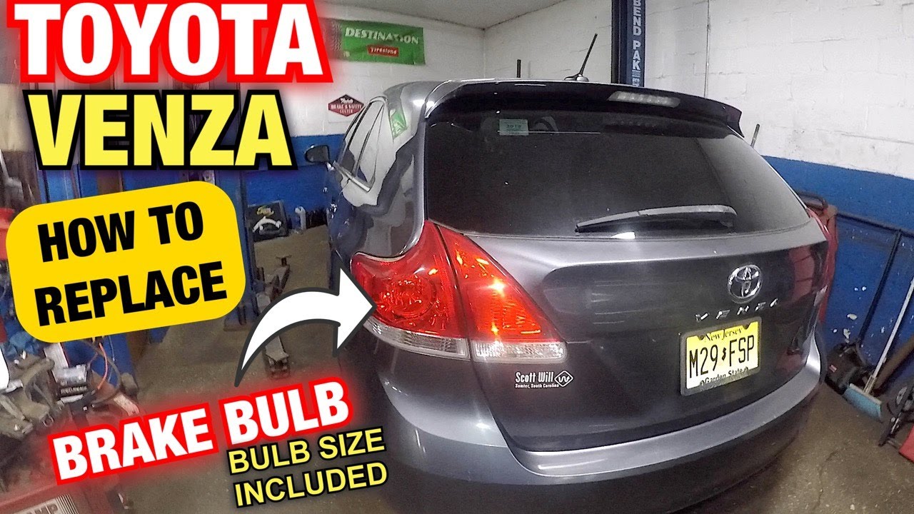 Как заменить лампу стоп-сигнала на Toyoa Venza || Не работают стоп-сигналы Заменить лампу (сделай...