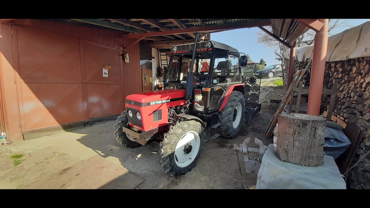 Zetor 5545 Rozrábanie pôdy