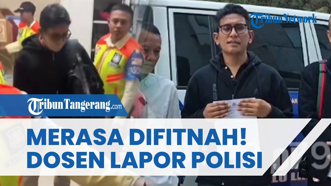 DOSEN UNPAM LAPOR POLISI seusai Dituding Lecehkan Wanita di KRL, Sebut Nama Baik Tercemar