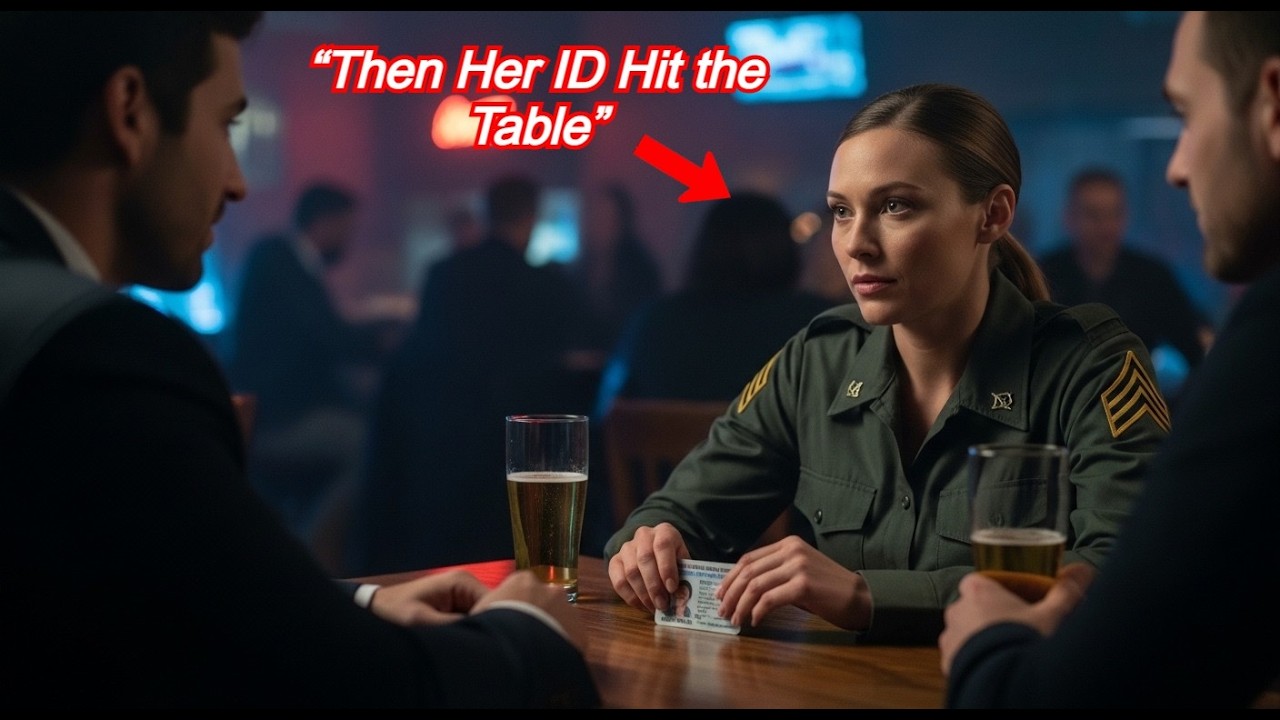 He Mocked a Quiet Woman at the Bar — Until Her Military ID Hit the Table