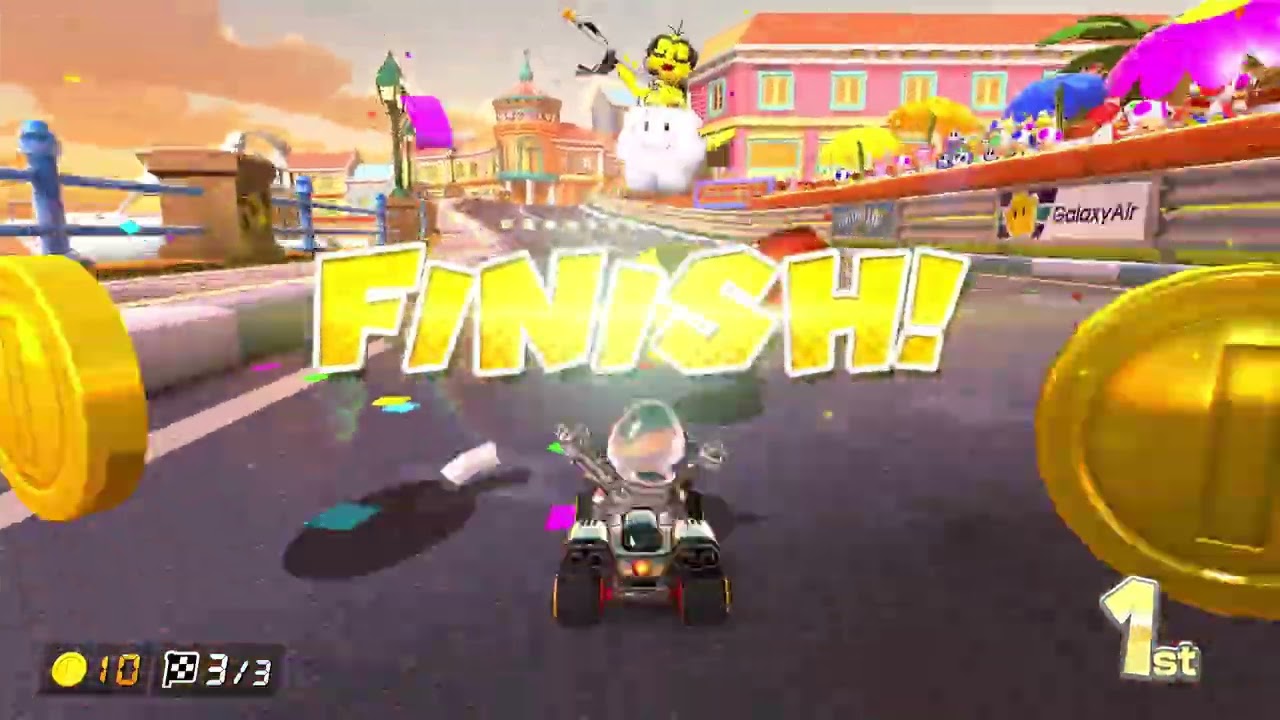 Mario Kart 8. Acorn Cup and a few online racess