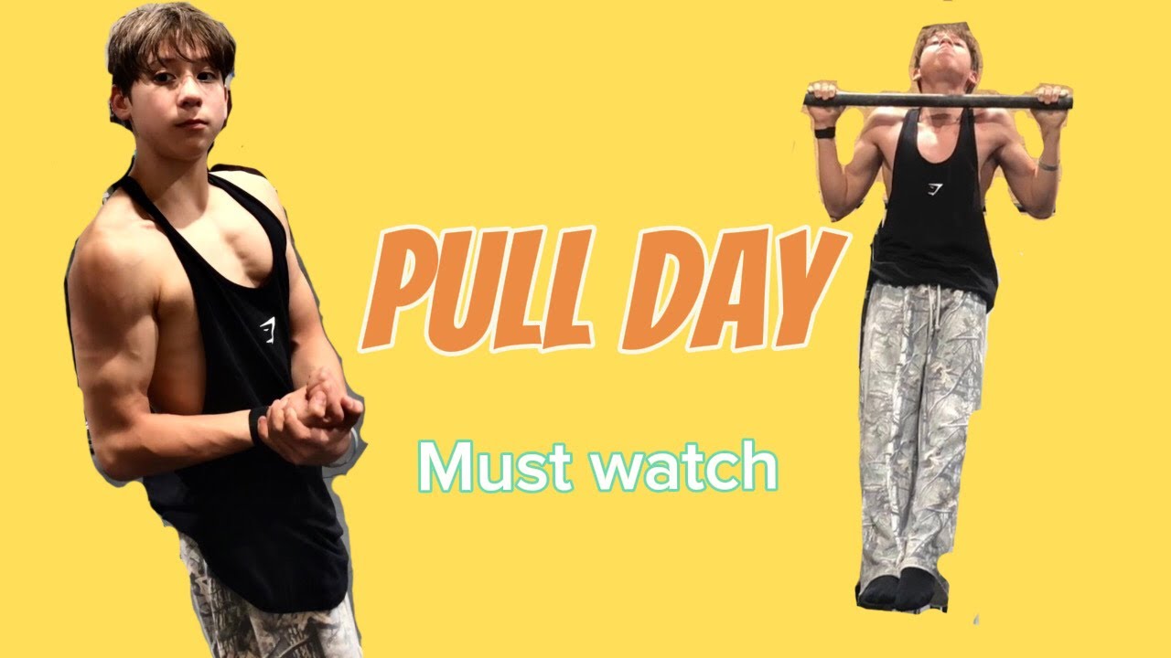 My pull day back and bicep workout!!!🔥
