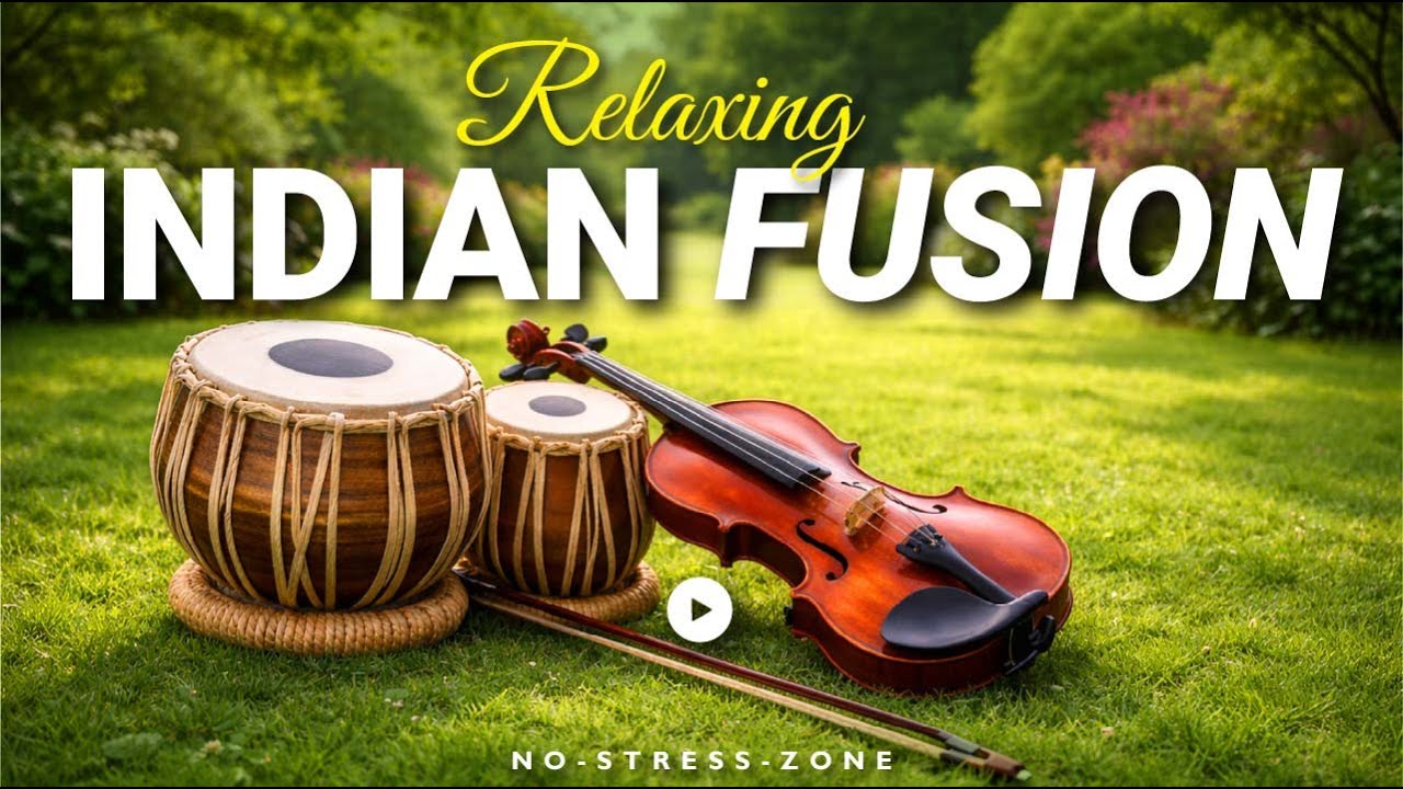 Indian Instrumental Fusion | Sharp Tandem – Tabla, Acoustic Piano & Upright Bass – Deep Work Music