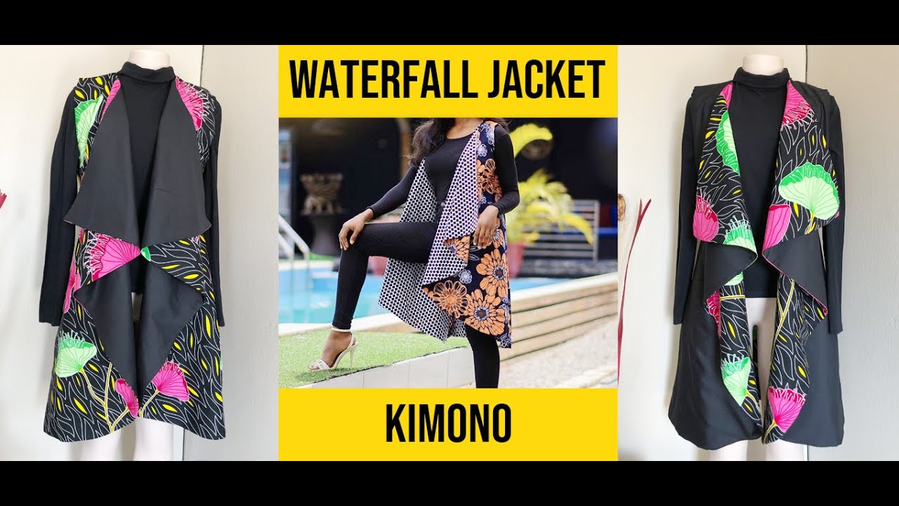 How To Cut And Sew A Reversible Waterfall Jacket For Beginners
