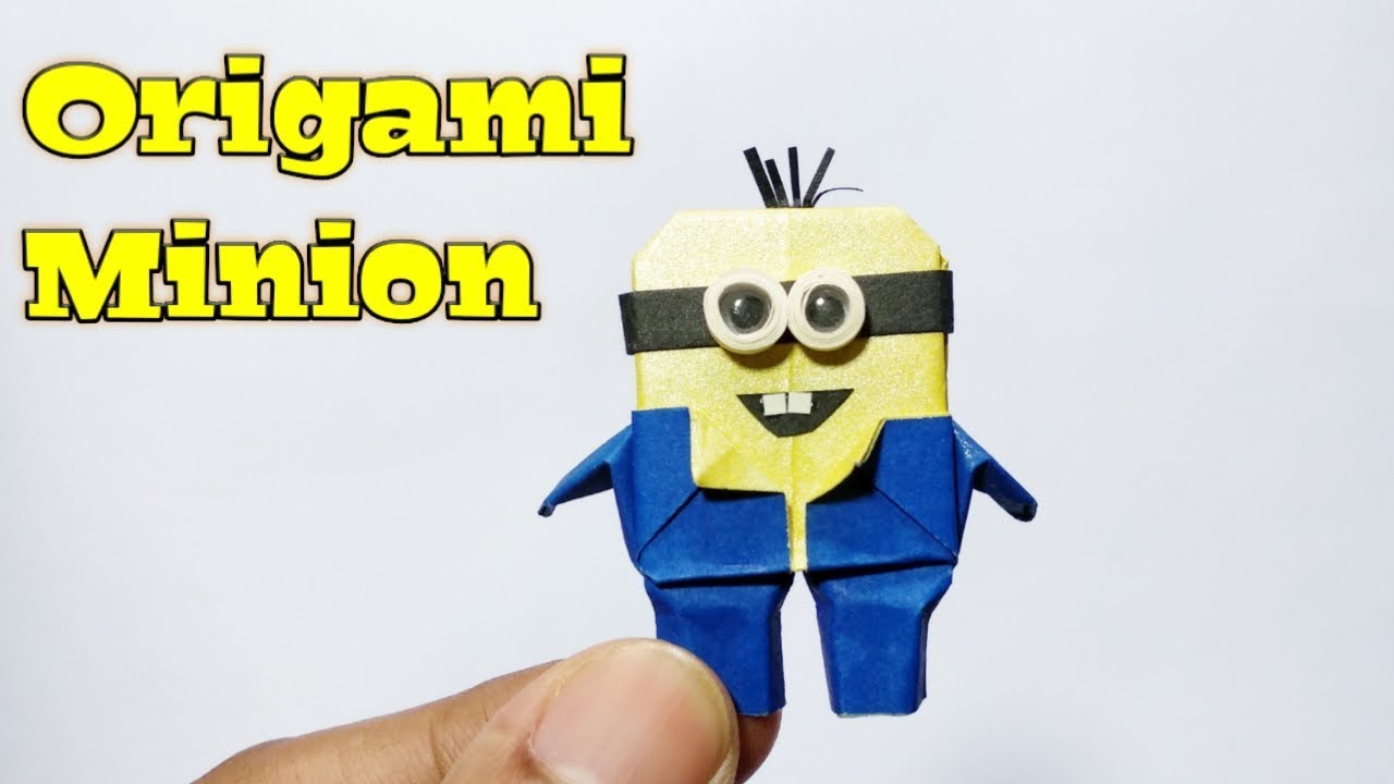 Origami Minion || DIY paper Minion easy