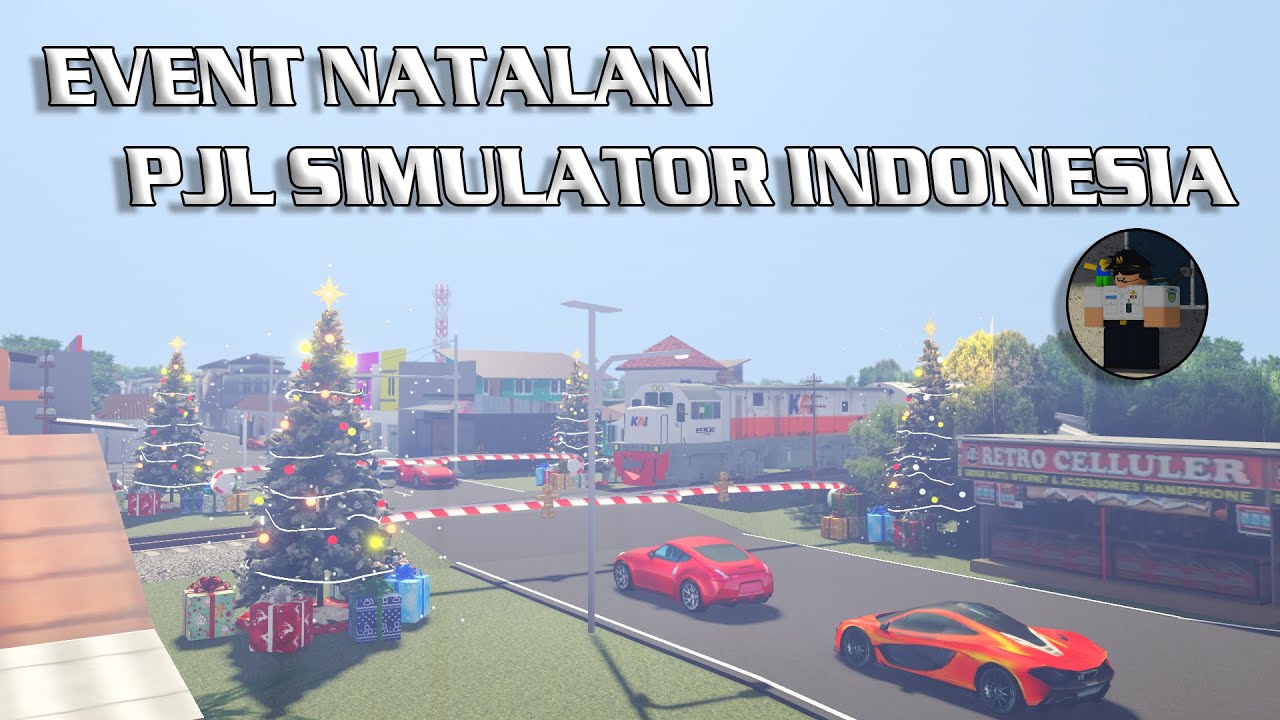 COBAIN KERJAKAN EVENT NATAL DI PJL SIMULATOR INDONESIA || Roblox PJL Simulator Indonesia