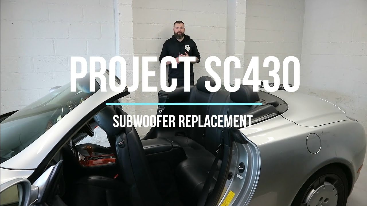 Blackbeard's Detailing - Project SC430 - Subwoofer Replacement / Removal