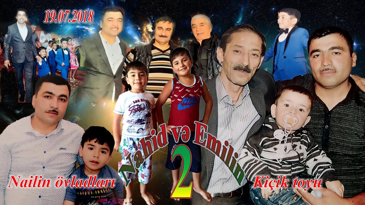 Nailin övladları Nahid və Emilin kiçik toyu 2  hissə  #shirzadarxiv