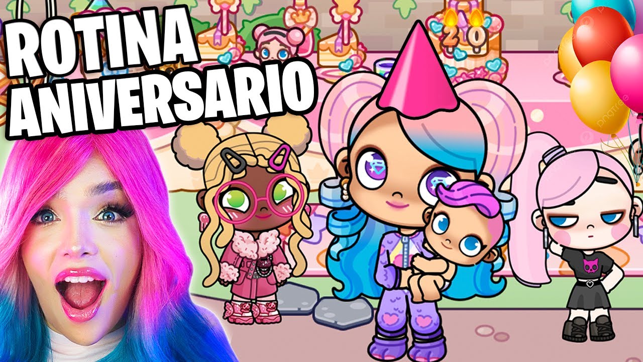 🎉🦄ROTINA FESTA DE ANIVERSÁRIO UNICÓRNIA | PAZU AVATAR WORLD ROTINAS E HISTÓRIAS 🎂✨