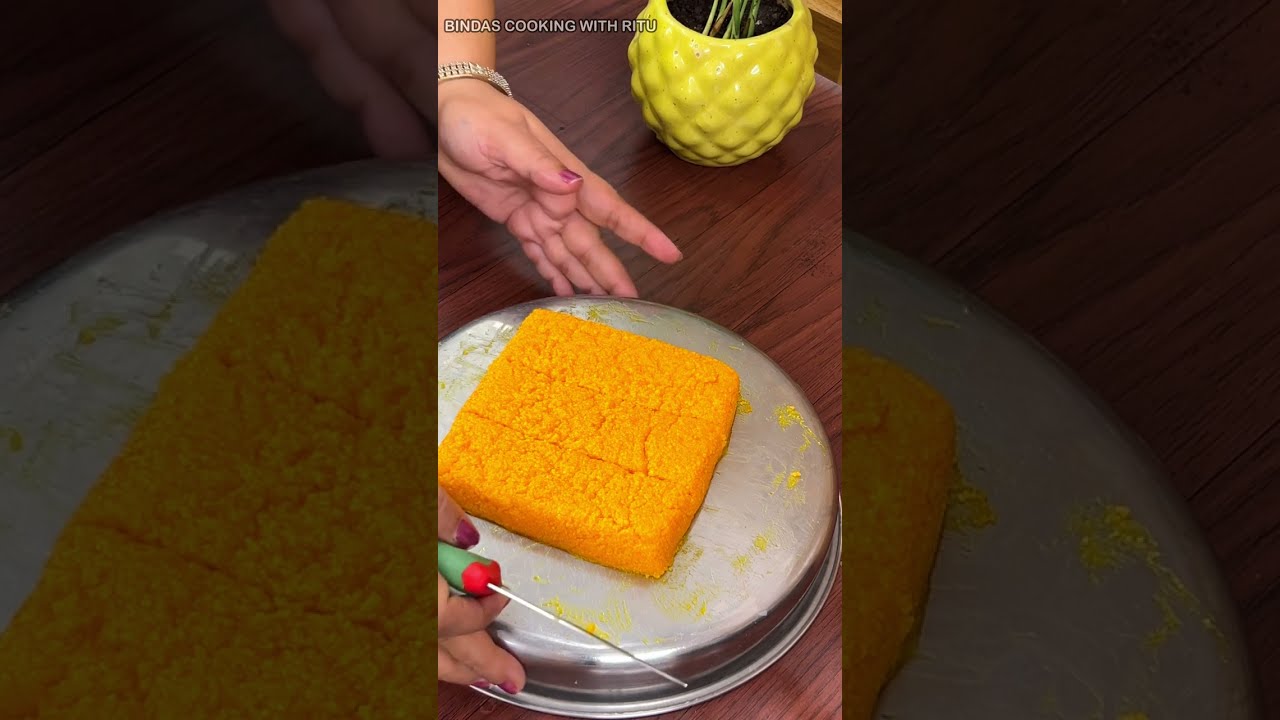 सिर्फ़ 1 आम से बनाई और सबको बहुत पसंद आई !! Mango Kalakand 😋🥰😋