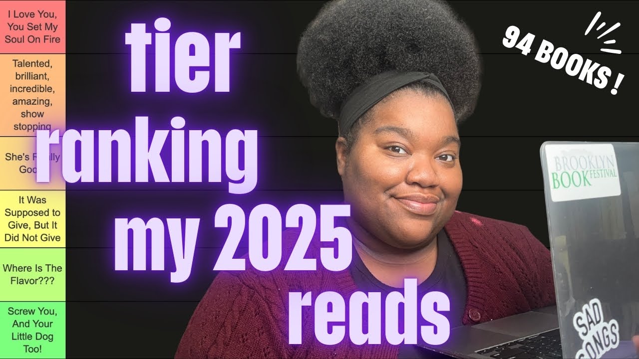 Я составил рейтинг всех книг, которые прочитаю в 2025 году.