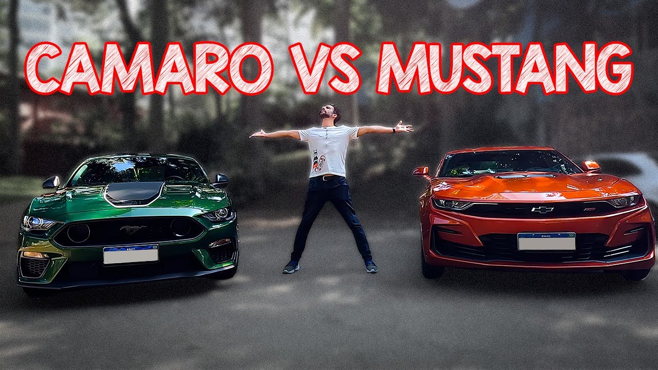 CAMARO VS MUSTANG - COMPARATIVO DOS V8 NERVOSOS E FURIOSOS!!!