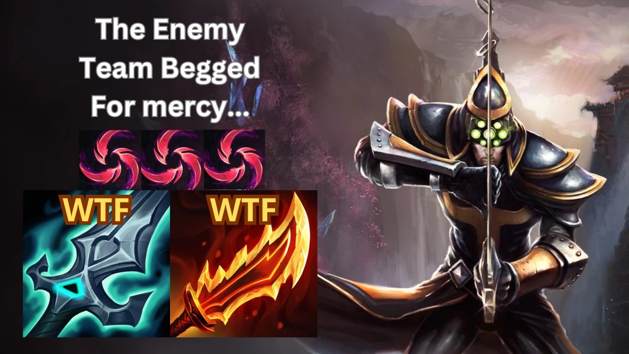 MASTER YI TOP MAKES ENEMY TEAM BEGS FOR MERCY...