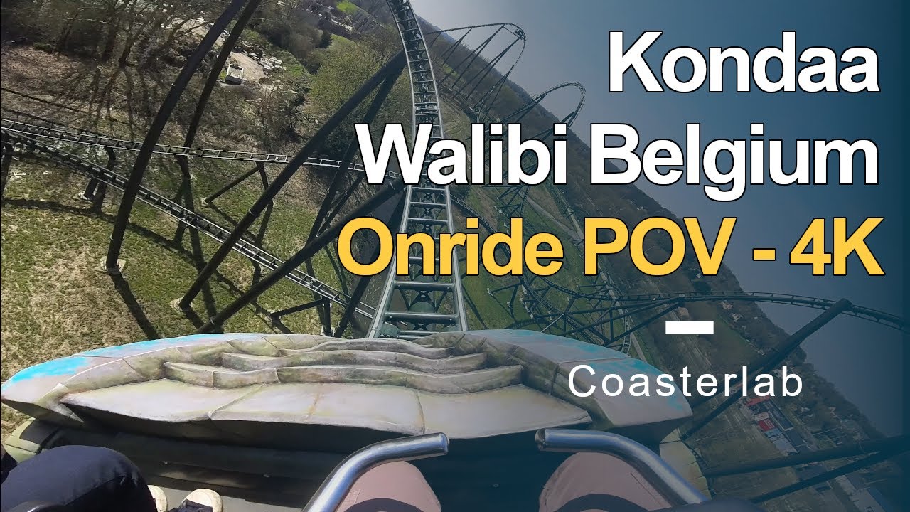 Kondaa front seat onride POV 4K | Walibi Belgium 2023